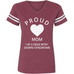 Mom with down syndrome child