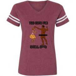 Ladies Relaxed Fit Vintage Sports Tee