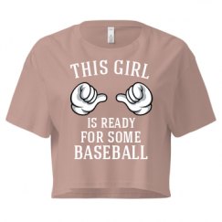 Ladies Festival Cali Crop Top Tee