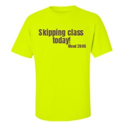 Unisex Ultra Cotton Safety Neon Crewneck Tee