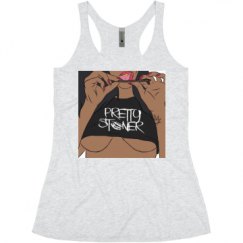 Ladies Slim Fit Super Soft Racerback Triblend Tank