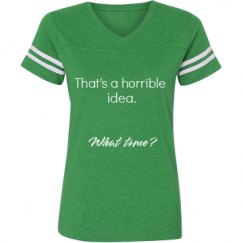 Ladies Relaxed Fit Vintage Sports Tee