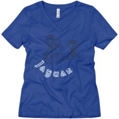 Ladies Relaxed Fit V-Neck Tee