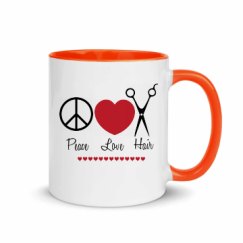 11oz Ceramic Mug with Color Inside