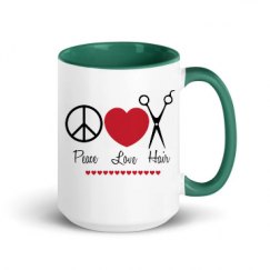 15oz Ceramic Mug with Color Inside