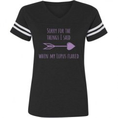 Ladies Relaxed Fit Vintage Sports Tee