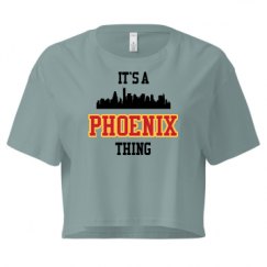 Ladies Festival Cali Crop Top Tee