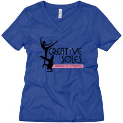 Ladies Relaxed Fit V-Neck Tee