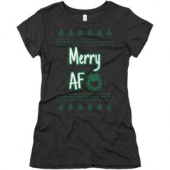 Ladies Slim Fit Super Soft Triblend Tee