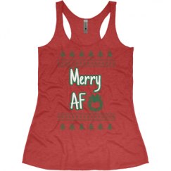 Ladies Slim Fit Super Soft Racerback Triblend Tank