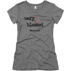 Ladies Slim Fit Super Soft Triblend Tee