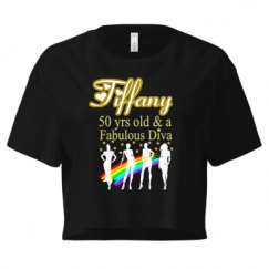 Ladies Festival Cali Crop Top Tee