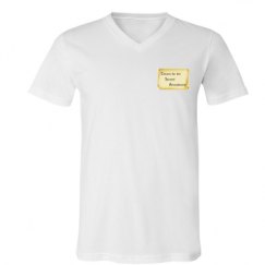 Unisex V-Neck Jersey Tee