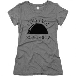 Ladies Slim Fit Super Soft Triblend Tee