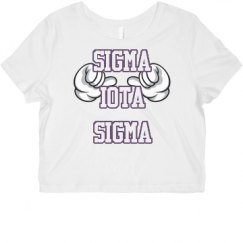 Ladies Slim Fit Crop Top Tee