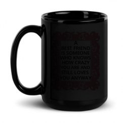 15oz Black Glossy Mug