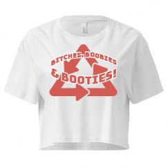 Ladies Festival Cali Crop Top Tee