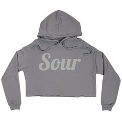 SourGirl "Gas" Cropped Hoodie 