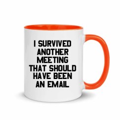 11oz Ceramic Mug with Color Inside