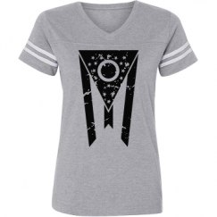 Ladies Relaxed Fit Vintage Sports Tee