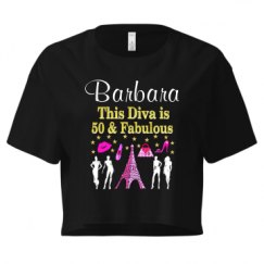 Ladies Festival Cali Crop Top Tee