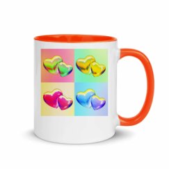 11oz Ceramic Mug with Color Inside