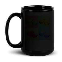 15oz Black Glossy Mug