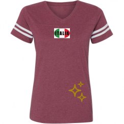 Ladies Relaxed Fit Vintage Sports Tee