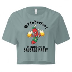 Ladies Festival Cali Crop Top Tee