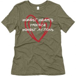 Honest hearts produce honest actions