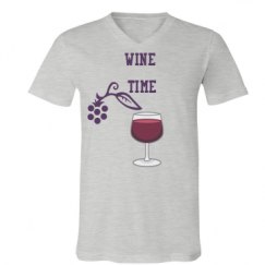 Unisex V-Neck Jersey Tee