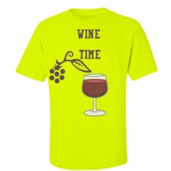 Unisex Ultra Cotton Safety Neon Crewneck Tee