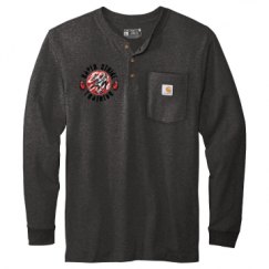 Unisex Carhartt Long Sleeve Henley Tee