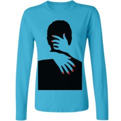 Ladies Relaxed Fit Basic Long Sleeve Tee