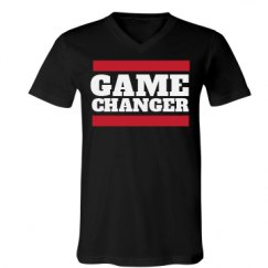 Unisex V-Neck Jersey Tee