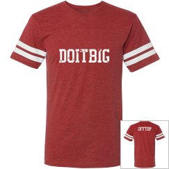 Red and white stripe off top T-Shirt