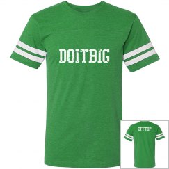 Green and white stripe off top T-Shirt