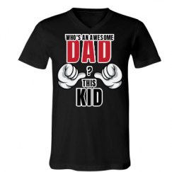 Unisex V-Neck Jersey Tee