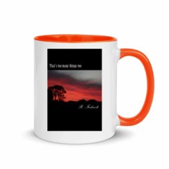 11oz Ceramic Mug with Color Inside