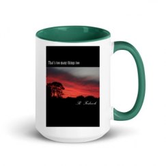 15oz Ceramic Mug with Color Inside