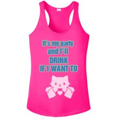 Ladies Athletic Performance Racerback Tank