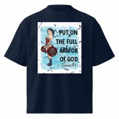 Unisex Organic Oversized High Neck T-Shirt