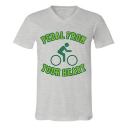 Unisex V-Neck Jersey Tee