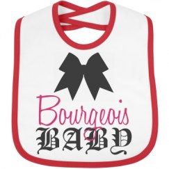 Infant Contrast Trim Bib