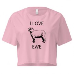 Ladies Festival Cali Crop Top Tee