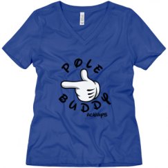Ladies Relaxed Fit V-Neck Tee
