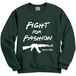 Unisex Film and Foil Crewneck Sweatshirt