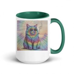 15oz Ceramic Mug with Color Inside