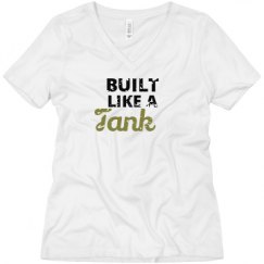 Ladies Relaxed Fit V-Neck Tee