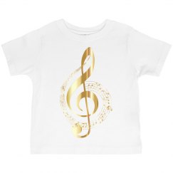 Music notes tee